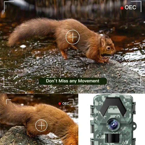 5K Ultra HD Camouflage Trail Camera